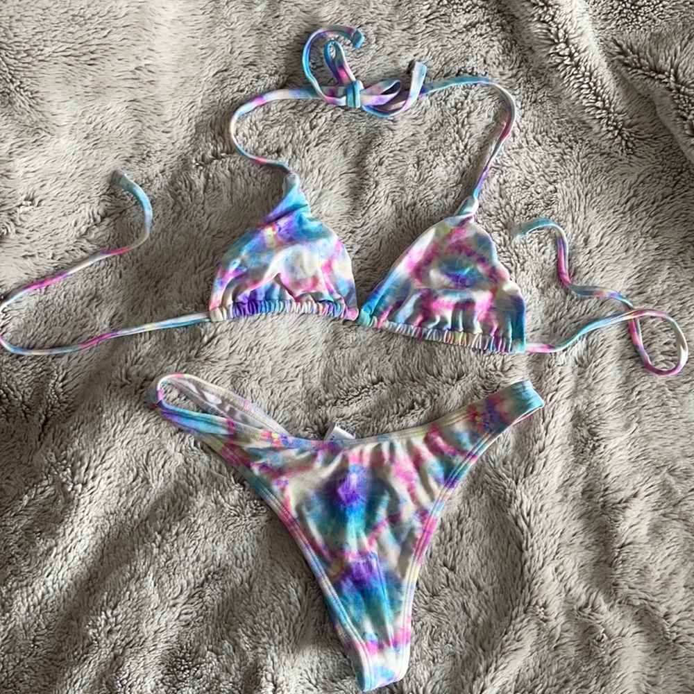 Tie dye bikini